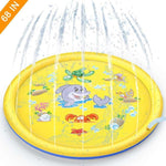 170cm Kids Inflatable Water spray pad Round Water Splash Play Pool Playing Sprinkler Mat Yard Outdoor Fun PVC Swimming Pools