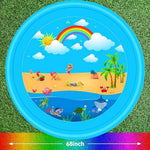 170cm Kids Inflatable Water spray pad Round Water Splash Play Pool Playing Sprinkler Mat Yard Outdoor Fun PVC Swimming Pools